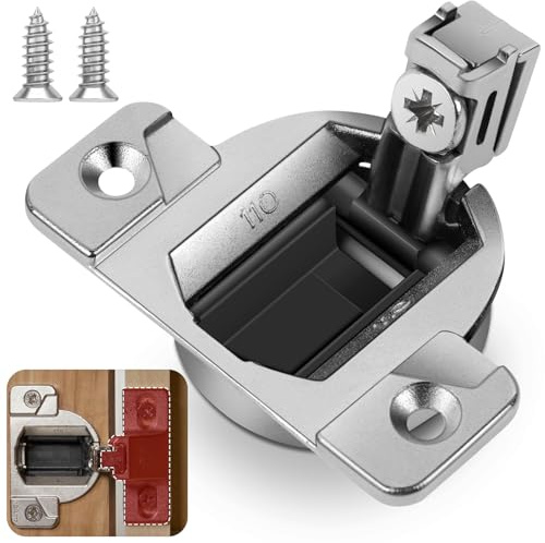 8 PCS Replacement for 30.310-11.02 Blum Cabinet Hinges, 110 & 120 Degree Screw On Self Closing, 33.3600 Compact 31 & 33 Hinge(Mounting Plate Not Included) Include Wood Screws Lifetime Replacement