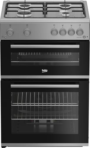 Beko 60cm Gas Cooker - Silver - A+ Rated