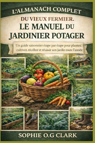 L'ALMANACH COMPLET DU VIEUX FERMIER, LE MANUEL DU JARDINIER POTAGER: Un guide saisonnier étape par étape pour planter, cultiver, récolter et réussir son jardin toute l'année