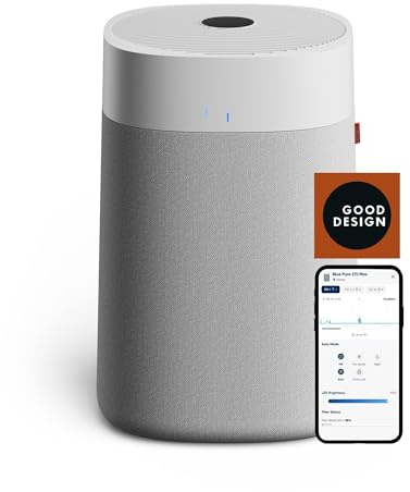 BLUEAIR Blue Pure 211i Max Air Purifier for Large Rooms, Cleans up to 278m² In One Hour, HEPASilent Smart Air Cleaner For Home, Pets, Allergies, Virus, Dust, Mold, Smoke