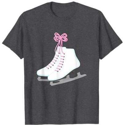 Ice Skate Figure Skating Skater Girls Teen Tween Women Coach T-Shirt