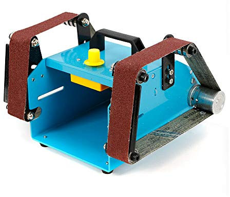 Ponceuse à bande électrique à double axe 950W, ponceuse à disque Bandsch 220V, rectifieuse à bande abrasive, ponçage à bande à double axe