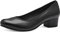 Jana Damen Pumps mit Blockabsatz Vegan, Schwarz (Black), 36 EU