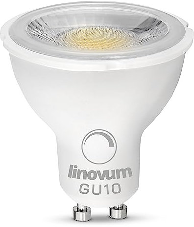 linovum GU10 LED Strahler dimmbar warmweiß 2700K Leuchtmittel mit GU10 Fassung 230V - Spot Ersatz für Halogenlampen 6,5 Watt