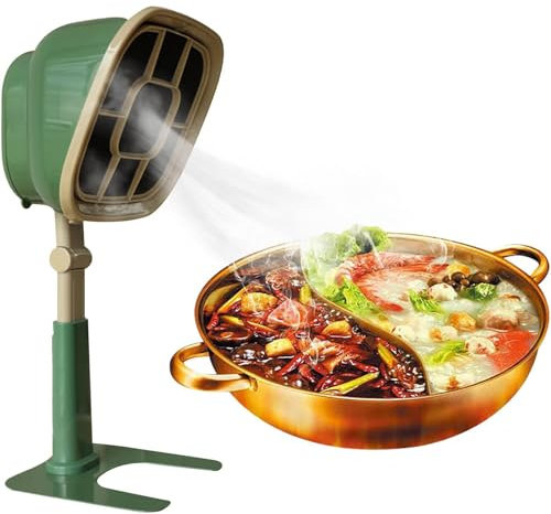 Small Cooker Hood, 3400 RPM Portable Cooker Hood, Desktop Range Hood Mini Table Rangehood With Strong Suction And Low Noise, 6-Segment Height Adjustment, for Indoor BBQ Hot Pot