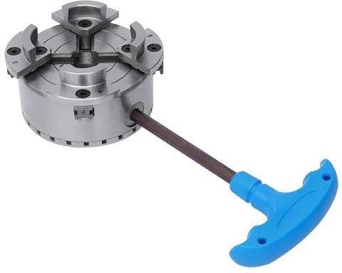 Drehbankfutter Selbstzentrierendes Spannfutter Backenfutter M33 Zentralverstellbare 40Cr Drechselspannfutter 4-Backen Drechselfutter für Drechselbank