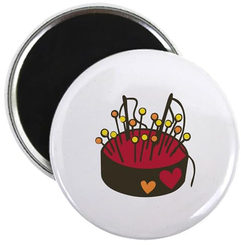 CafePress Pins In Cushion Magnets 2.25 Magnet (100 pack)
