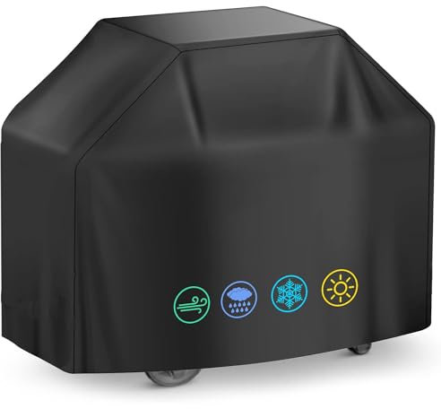 Grillabdeckung Wetterfest, Grillabdeckung, Grill Abdeckhaube, Grill Abdeckung, Gasgrill Abdeckung Wetterfest (132x66x109 cm)