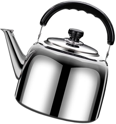 Hervidor de silbato grande para tés caldera de agua de acero inoxidable para gas de inducción multiusos cocina eléctrica superior