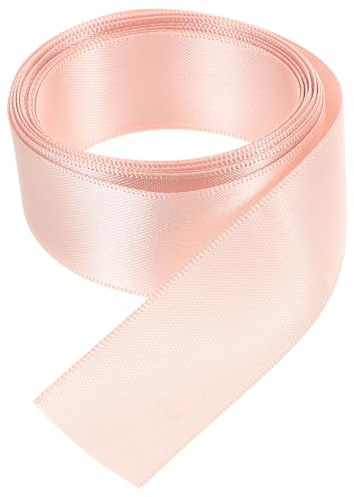 BIUDECO Nastro in Raso Morbido e Antiscivolo per Scarpette da Ballo, Rosa Satinato per Scarpe da Danza Femminili Adatto a Spettacoli sul Palcoscenico