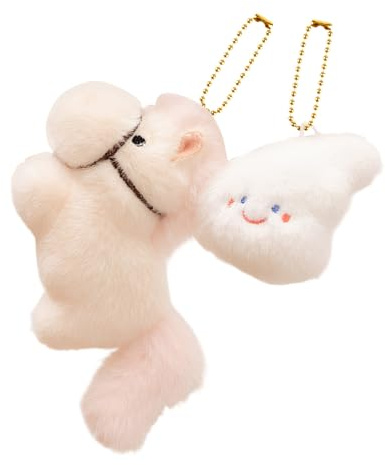 Peluche Mascota Caballo 2026 – Llavero de peluche suave y portátil en colores chinos | Juguete de caballo relleno, para bolsas de mesa de comedor escaparate casa escuela oficinas cafés Sofás Biblioth