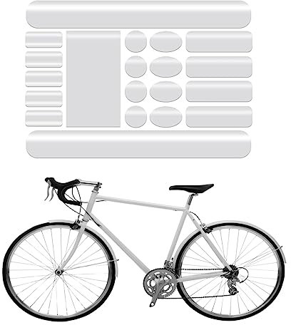 1pcs Bicycle Frame Protection Film Bike Chainstay Protector, Sticking Anti-rub And Scratch Paint Protection Film, Front Fork Bikes Decal Sticker for Mountain, Road Bikes, Bicycle Protection Tape