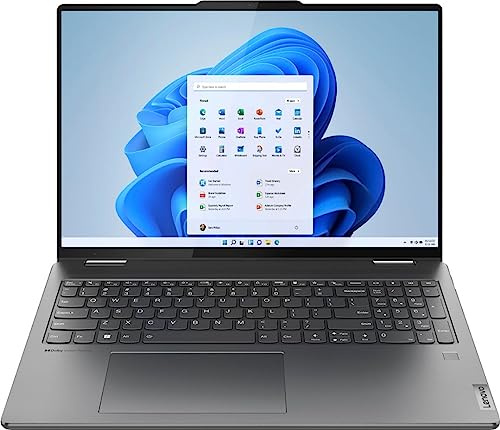 Lenovo Yoga 7 2023 2-in-1 Laptop 16 WUXGA IPS Touchscreen 10-Core 13th Intel i7-1355U 16GB RAM 512GB SSD Iris Xe Graphics Thunderbolt 4 Wi-Fi 6E Backlit Fingerprint Windows 10 Pro w/ONT 32GB USB