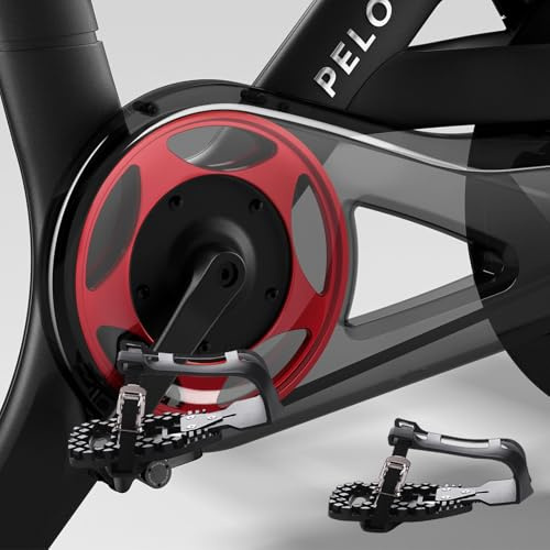 Stop Buying Cycling Shoes! TerchPilet Toe Clips Cage for Peloton Bike & Bike+, Ride with Sneakers - for Look Delta Pedals