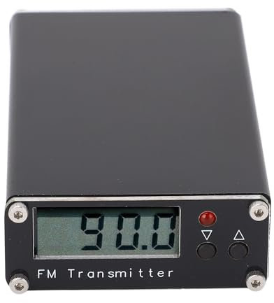 Transmisor FM para Iglesia, Transmisor de Transmisión FM de Largo Alcance de Onda Corta de 76‑108 MHz para Autocine, Estacionamiento de Iglesia, Espectáculo de Fuegos