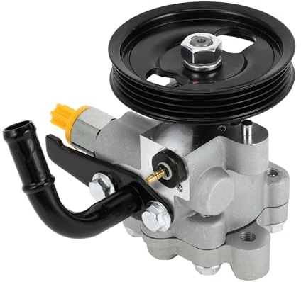 TUCKBOLD Bomba De Dirección Asistida Para Kia Sorento Lx 3.5L V6 2003-2006 Número De Referencia 57100-3E000/5781/13793 Bomba De Asistencia De Potencia Tono Plateado Con Polea 1 Unidad