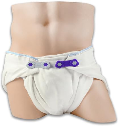 LeakMaster Adult Cloth Diapers - Muslin Weave 100% Cotton Flat Diapers - Use with Pins or Fasteners - Absorbent Solution - Size 1, 3 Layers Thick - 36x36 in