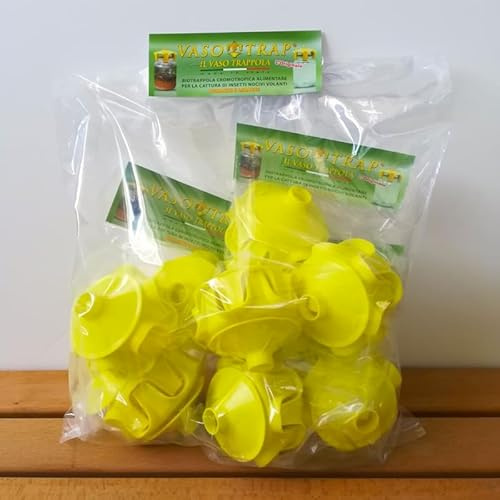 APICOLTURA.COM Piège à frelons et à guêpes pour Pots et bocaux (Lot de 4)