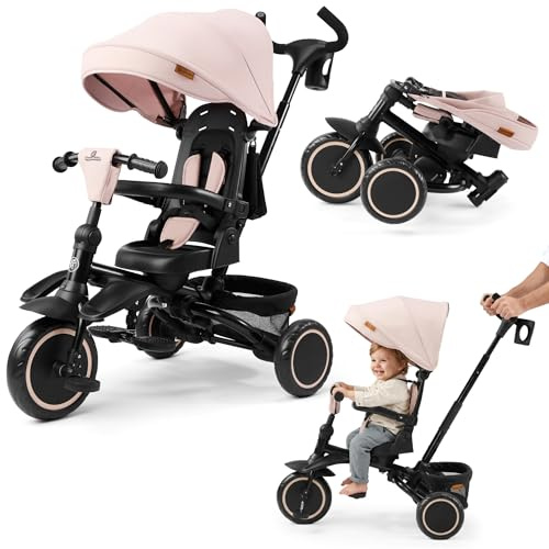 HyperMotion Tobi Timber Tricycle Évolutif Pliable 1-5 Ans