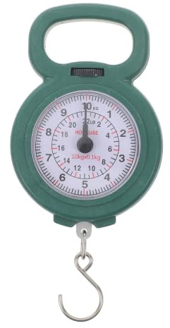 SEWOART Balance Portable Rouge pour Bagages et Poissons, Précision Élevée, Légère et Facile à Transporter, pour Camping Cuisine Couleur Aléatoire