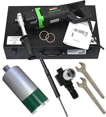 Eibenstock EHD1801 Kernbohrgerät inklusive Diamantbohrkrone NL 260, Staubabsaugung & Zentrierbohrer