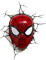 Pop Culture Marvel Spiderman 3D-LED-Wandleuchte