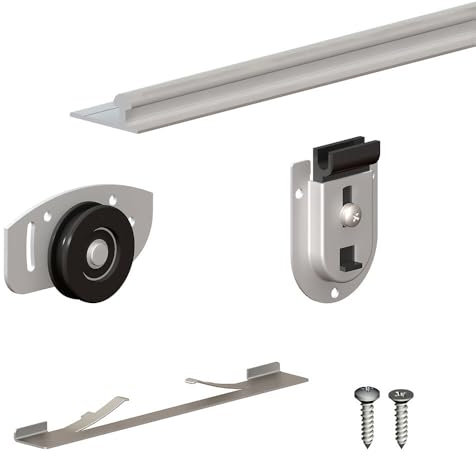 Système coulissant SLID'UP 130 pour 2 ou 3 portes de placard - rail 1,94 m - 70 kg