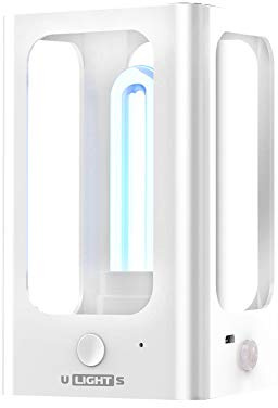 IconBIT U LIGHT S Mini UV-Sterilisationslampe – neutralisiert Viren und Bakterien, eingebauter Bewegungssensor, weiß
