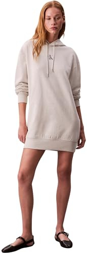 Calvin Klein dam Ls Monologo Premium Terry Hoodie Lv047d229g Klänningar