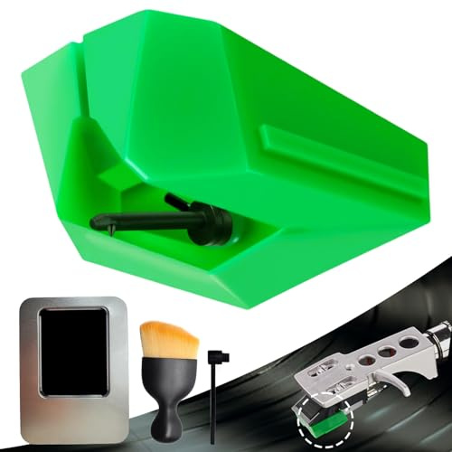 Upgraded Stylus, AT-VMN95E Diamond Record Needle Replacement Stylus, Compatible with Audio-Technica VM95E & AT-LP120X-USB Turntables • High-Fidelity Durable Replacement Needle