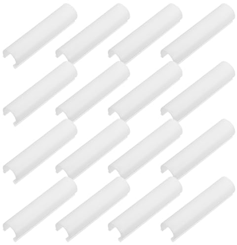 Angoily 32 Pinzas para Invernadero de 19Mm Abrazaderas de Plástico para Clips de Película y Plantas Kit para Túneles Agrícolas y Protección de Cultivos