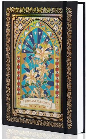 MGGAO Carnet de Notes Ligné pour Femmes, Carnet Vintage A5 pour l'écriture