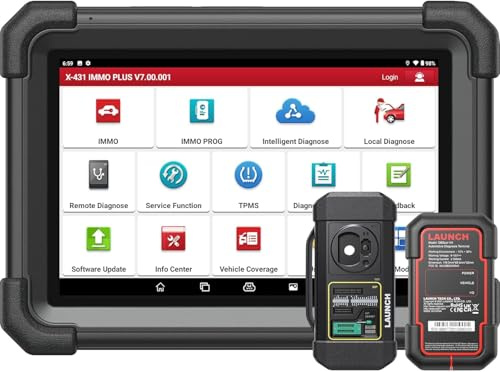 LAUNCH X431 IMMO Plus Key Fob Programming Tool with X431 PROG3 Valued ￡800 | All-In-One Bi-directional Scan Tool, ECU Coding, 39+ Services, OE-Level All System Diagnoses, 2 Years Fr.ee Update