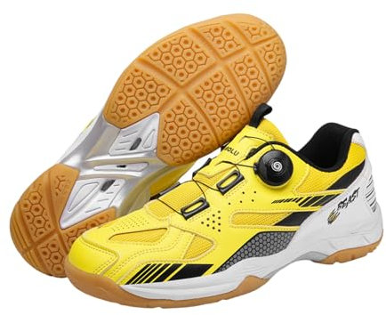 Kraftpaid Badminton Squash Schuhe,Tischtennis Schuhe Herren,Tennis Trainingsschuhe,Atmungsaktiv Badminton Schuh,Hallenturnschuh Atmungsaktiv Training Schuhe FüR Tennis Badminton Walking Fitnessstudio