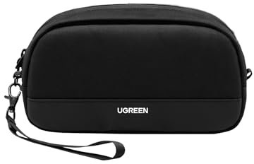 UGREEN Kabeltasche Tech EDC Pouch, Kabel Organiser Tasche, Reise Essentials Kabeltasche Organizer, Wasserfest, Interne ReißVerschluss-Lagen, FüR Power Bank, LadegeräT, Adapter, Kabel, HDD