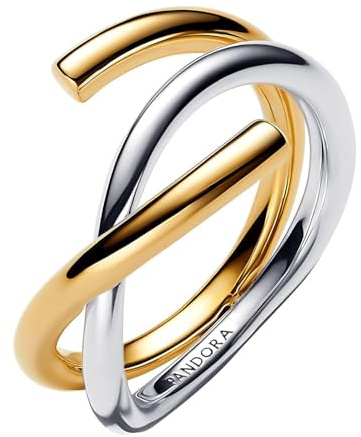 Pandora Organisch Geformter Bicolor Doppelring 163889C00 Damenring