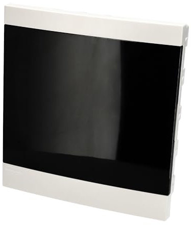 EDO Caja de Distribución Empotrada 2 Filas para 24 Módulos 32 x 30 x 9,5 cm IP40 - Cuadro Electrico en ABS Blanco - Armario de Distribución Interior para Casa, Taller, Garaje