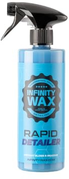 Infinity Wax Rapid Detailer Blue 500ml – Quick Gloss Enhancer & Paint Protection Spray, Easy Spray & Wipe Safe on Paint, Glass & Trim