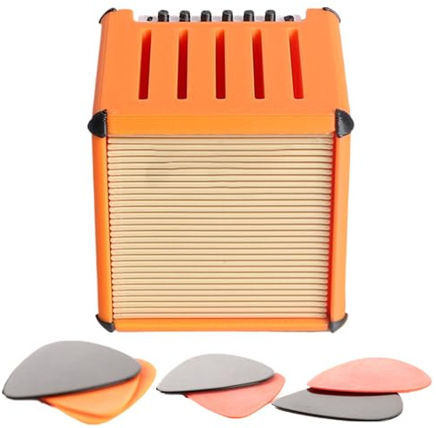 Genérico Soporte de selección de Guitarra | Caso de plectro Impreso en 3D | Organizador de Gran Capacidad | Almacenamiento portátil de PC de 4.1 cm para selecciones de bajo cumpleaños