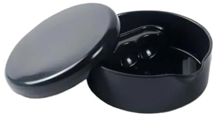 GSCLZ Piedra de tinta for caligrafía con tapa, suministros for estudiantes, piedra for escritura china, placa profesional, tintero(Black)