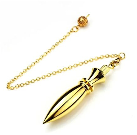 DUSHIABU Kon koppar mässing metall hänge pendel för spådom nedsänkning reiki helande egyptisk is pendel