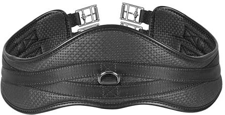 Shires ARMA Anti-Chafe Anatomical Girth with Elastic - Black 42