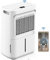 Greenmigo Pro WIFI Luftentfeuchter 13L/24h Elektrischer Entfeuchter Entfeuchtungsleistung Raumgröße max.50m²,Raumentfeuchter Leise Luftreiniger mit Filter Ionisator für Schrank,Wohnung,Keller etc.