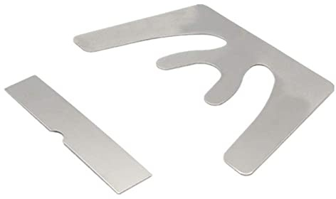 Bceer Placa Oclusal Dental Maxilar Plano Mandibular De Colado Instrumentos para Prótesis Dentales Autoclavables
