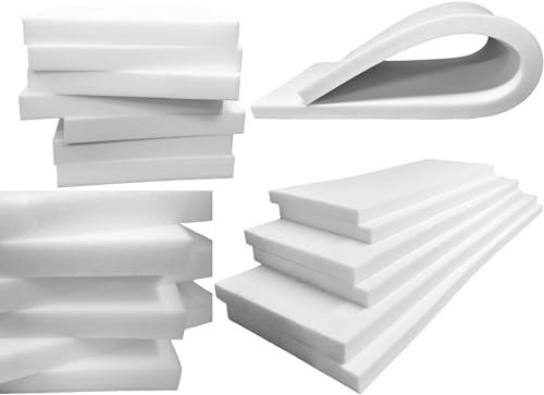 A ATH COLLECTION Upholstery Foam Sheet Premium Quality Cut to Any Size for All type Cushioning Bench, Stool | Window Seat Pads | Sofa, Dinning Chair Pads Replacement Pet Bed (18x18x2)