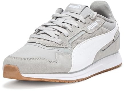 Puma Men's ST Miler Sneaker, Gray Echo-Puma White-Gum, 9