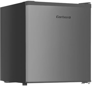Corberó – Nevera pequeña - Mini Bar | CFHMB41X | 51x44x47 cm | Capacidad 41L | Rango 1-10 °C | 39 dB | Puerta Reversible | Patas Niveladoras | Color Inox