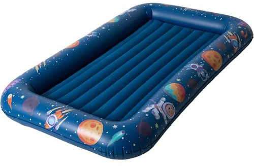 AVENLI Colchón hinchable para 1 niño, 152 x 89 x 17,5 cm, colchón hinchable para invitados, superficie de descanso suave con superficie flocada, cama de viaje para camping y casa