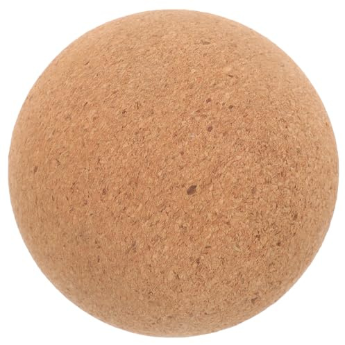 BIUDECO Pelota de Masaje para Yoga de Corcho Ligera y Fácil de Transportar, Bola de Masaje Fitness Adecuado para Uso en Casa y Clínica