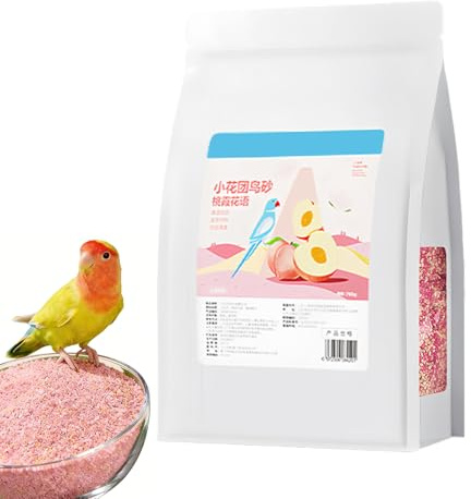 Qizeroty Litière pour Oiseaux - Sable de Nid Contrôle des Odeurs pour Oiseaux | Litière Naturelle de la Cage,Destiné à Conures, Cacatoès, Perruches, Canaris, Calopsittes, Inséparables